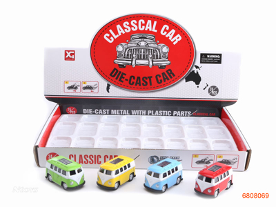 PULL BACK DIE-CAST CAR 24PCS/BOX 4COLOUR