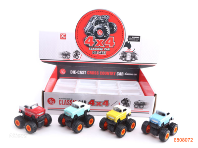 FRICTION DIE-CAST CAR 12PCS/BOX 4COLOUR