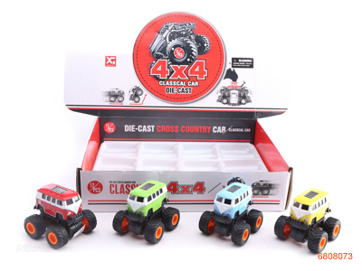 FRICTION DIE-CAST CAR 12PCS/BOX 4COLOUR