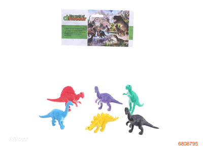 4''SOLID BODY DINOSAUR SET.6PCS