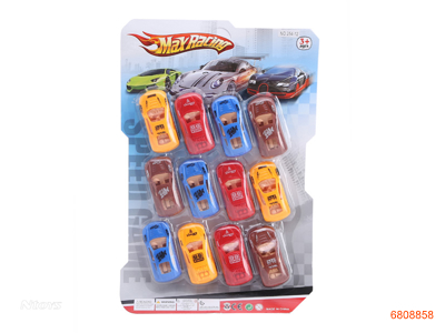 P/B CAR.12PCS.4COLOUR