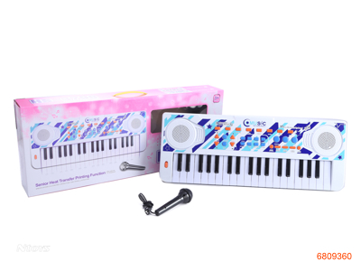 ELECTRIC KEYBOARD W/MICROPHONE W/O 4AA BATTERIES