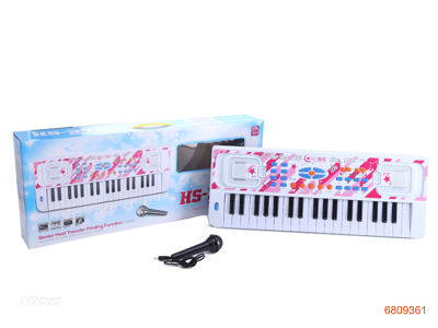 ELECTRIC KEYBOARD W/MICROPHONE W/O 4AA BATTERIES