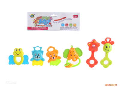 BABY RATTLE 6PCS