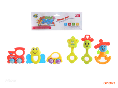 BABY RATTLE 6PCS