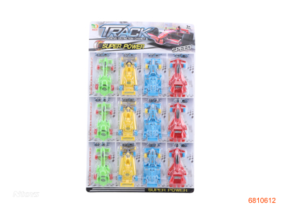 P/B CAR 12PCS 4ASTD 4COLOUR