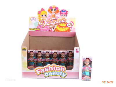 3''SOLID BODY FASHION DOLL 72PCS/BOX