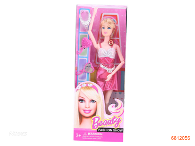 12''SOLID BODY FASHION DOLL SET