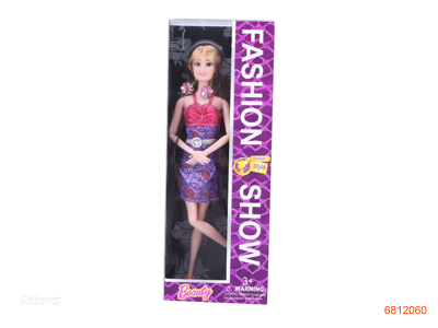 12''SOLID BODY FASHION DOLL SET