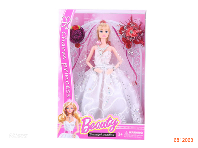 12''SOLID BODY FASHION DOLL SET