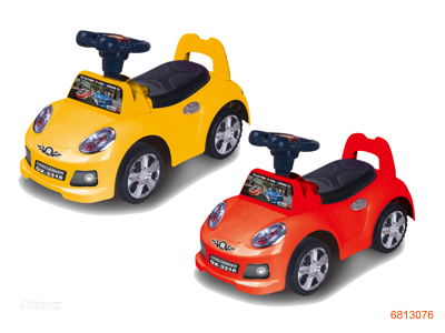 B/O RIDE-ON CAR W/O 2AA BATTERIES IN CAR 2COLOURS