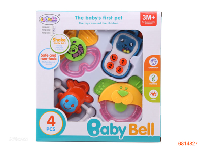 BABY RATTLE 4PCS