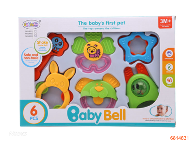 BABY RATTLE 6PCS