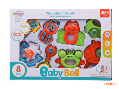 BABY RATTLE 8PCS