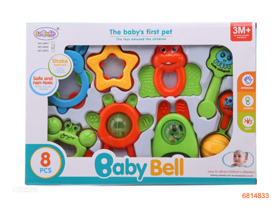 BABY RATTLE 8PCS