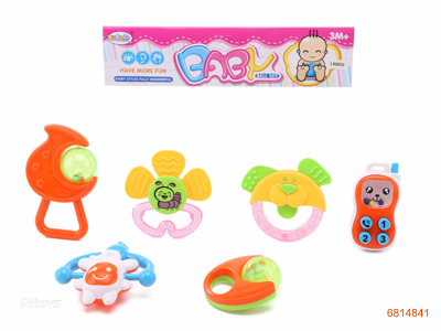 BABY RATTLE 6PCS