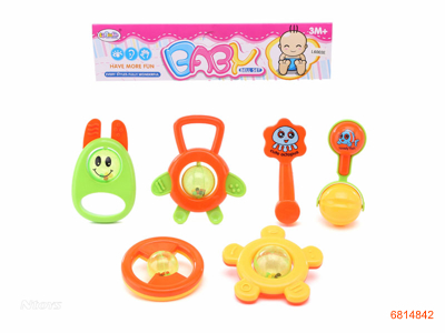 BABY RATTLE 6PCS