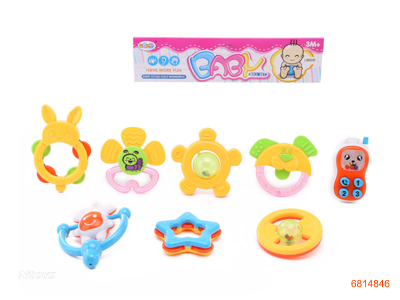 BABY RATTLE 8PCS