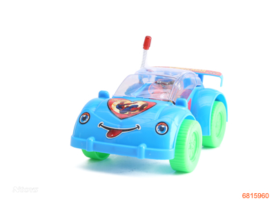 PULL LINE CAR W/LIGHT 3COLOUR