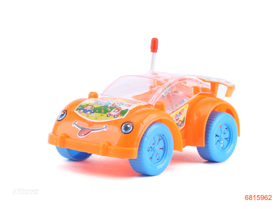 PULL LINE CAR W/LIGHT 3COLOUR