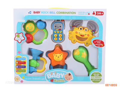 BABY RATTLE 6PCS