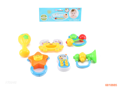 BABY RATTLE 6PCS