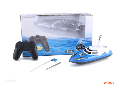 4CHANNELS R/C BOAT W/O 3AA BATTERIES IN BOAT,2AA BATTERIES IN CONTROLLER