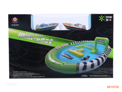 4CHANNELS R/C BOAT W/2*2.4V BATTERIES IN BODY W/O 8AA BATTERIES IN CONTROLLER