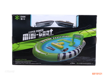 4CHANNELS R/C BOAT W/2*2.4V BATTERIES IN BODY W/O 8AA BATTERIES IN CONTROLLER