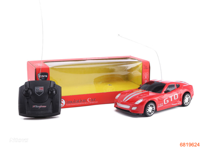 1:18 4CHANNELS R/C CAR W/LIGHT W/O 4AA BATTERIES IN CAR,2AA BATTERIES IN CONTROLLER 2COLOUR