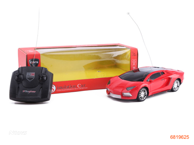 1:18 4CHANNELS R/C CAR W/LIGHT W/O 4AA BATTERIES IN CAR,2AA BATTERIES IN CONTROLLER 3COLOUR