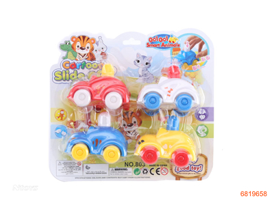 FREE WHEEL CAR 4PCS