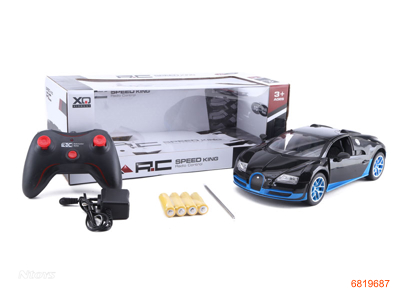 1:14 4CHANNELS R/C CAR W/LIGHT/4.8V BATTERIES IN CAR/CHARGER W/O 2AA BATTERIES IN CONTROLLER 2COLOUR