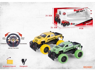 1:14 5CHANNELS R/C CAR,W/LIGHT/6V BATTERY IN CAR/CHARGER,W/O 2*AA BATTERIES IN CONTROLLER
