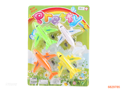 FREE WHEEL PLANE 4PCS 2ASTD 4COLOUR