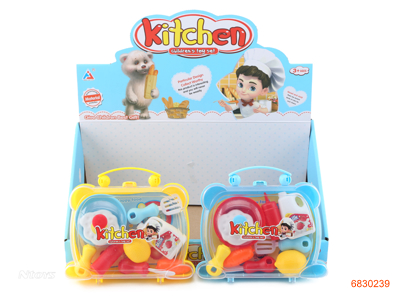 KITCHEN SET 8PCS/DISPLAY BOX 2COLOUR