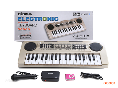 37KEYS ELECTRIC KEYBOARD W/MICROPHONE/USB