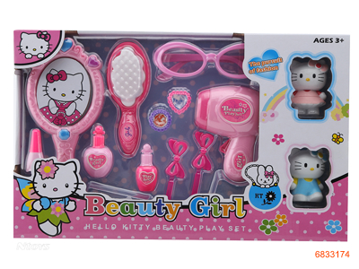 BEAUTY SET W/LIGHT/MUSIC/3*AG13 BATTERIES