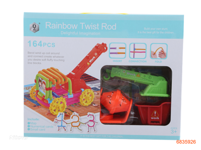 RAINBOW TWIST ROD 164PCS