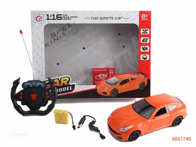 1;16 4CHANNELS R/C CAR W/3.6V BATTERIES IN CAR/USB W/O 2AA BATTERIES IN CONTROLLER 2COLOOUR