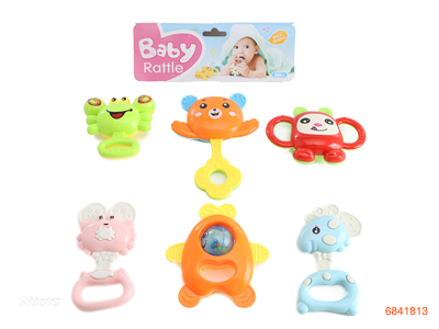 BABY RATTLE 6PCS