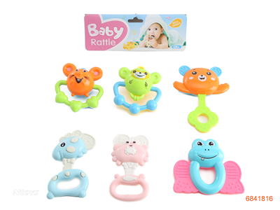 BABY RATTLE 6PCS