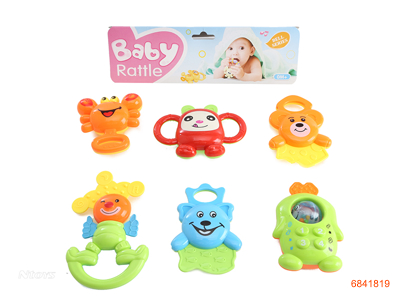 BABY RATTLE 6PCS