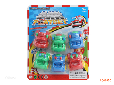 P/B CAR 6PCS