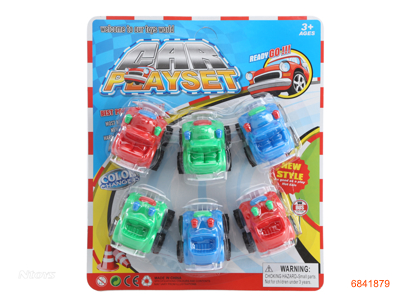 P/B CAR 6PCS