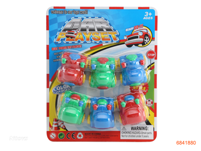 P/B CAR 6PCS