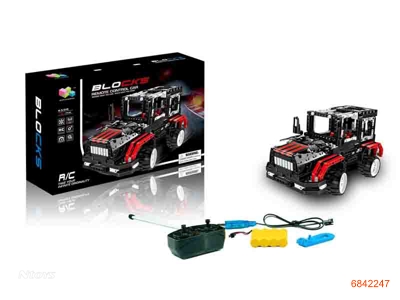 4CHANNELS R/C BLOCK CAR W/4.8V BATTERIES IN CAR/USB W/O 2AA BATTERIES IN CONTROLLER 503PCS