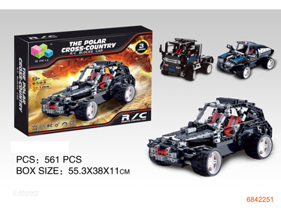 4CHANNELS R/C BLOCK CAR W/4.8V BATTERIES IN CAR/USB W/O 2AA BATTERIES IN CONTROLLER 561PCS