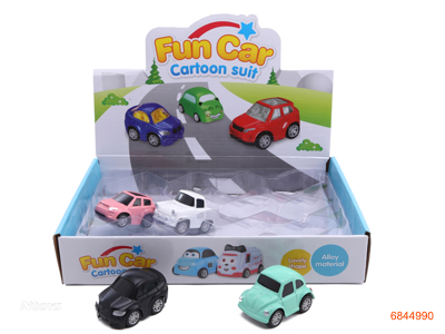 PULL BACK DIE-CAST CAR 12PCS/DISPLAY BOX