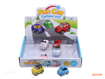 PULL BACK DIE-CAST CAR 12PCS/DISPLAY BOX